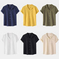 Metro Arden Men's Linen Cotton Short-Sleeve Shirt