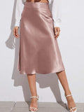 Sway Arden Satin High-Waist Midi Skirt