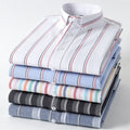 Metro Men's Cotton Striped Shirt