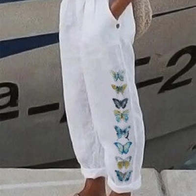 Flow Linen Cotton Relaxed Track Pants
