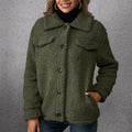 Lumen Fleece-Lined Short Single-Breasted Coat