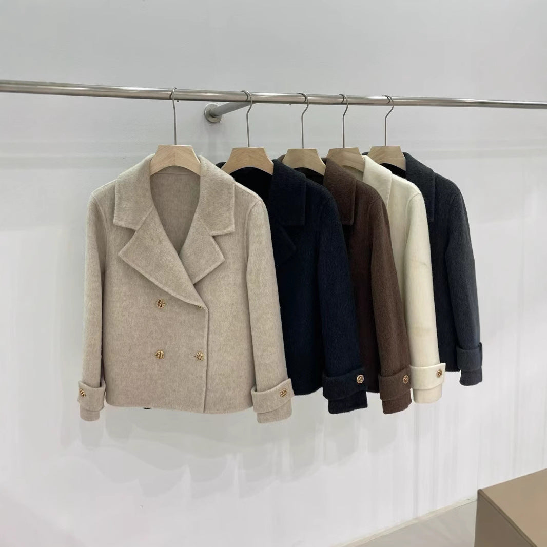 Lumen Garnet Wool Coat