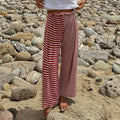 Flow Arden Striped Wide-Leg Trousers