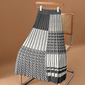 Sway Knit Plaid Pleated Skirt