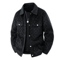District Men's Lapel Retro Jacket