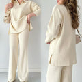 Sera Knit Relaxed Solid Two-Piece Set