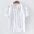 Metro Men's Linen Cotton Breathable Shirt