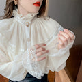 Aurelia Lace Button Shirt