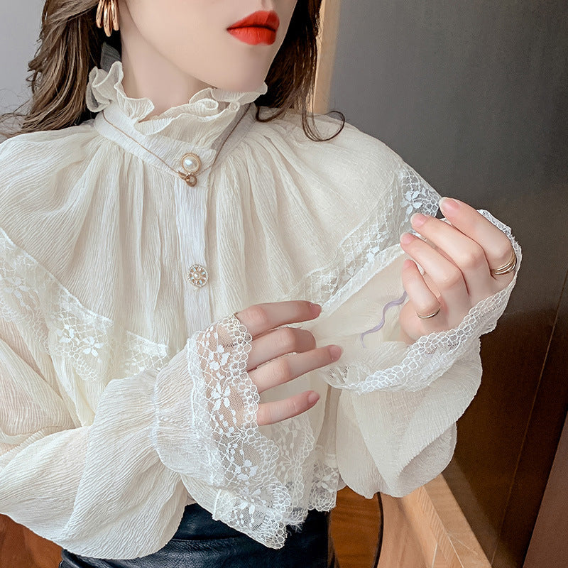 Aurelia Lace Button Shirt