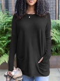 Aurelia Long-Sleeve Pocket Top