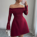 Nova Lace Long-Sleeve Maxi Dress
