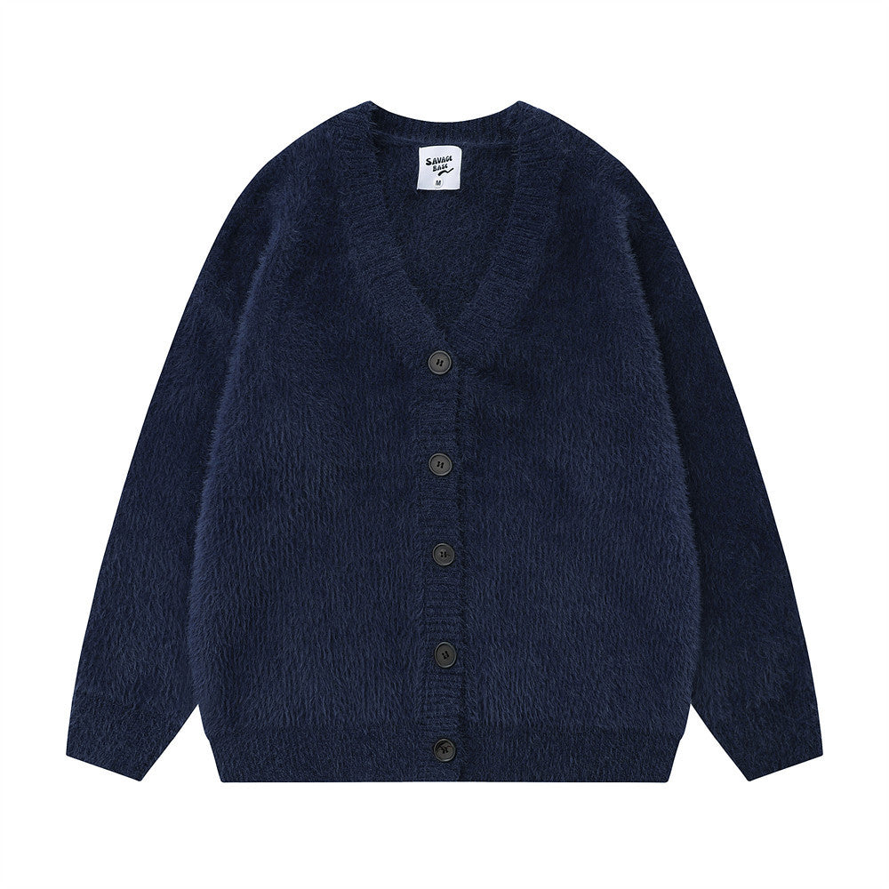 Atlas Men's Relaxed Solid Cardigan