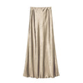 Sway Satin High-Waist Tie-Dye Midi Skirt