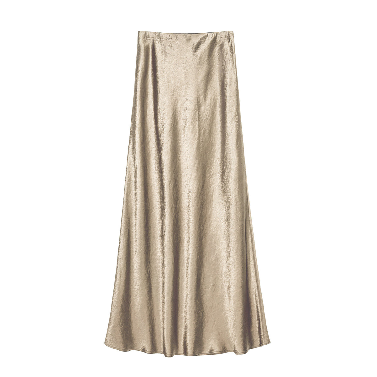 Sway Satin High-Waist Tie-Dye Midi Skirt