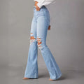 Indigo Arden Wide-Leg Jeans