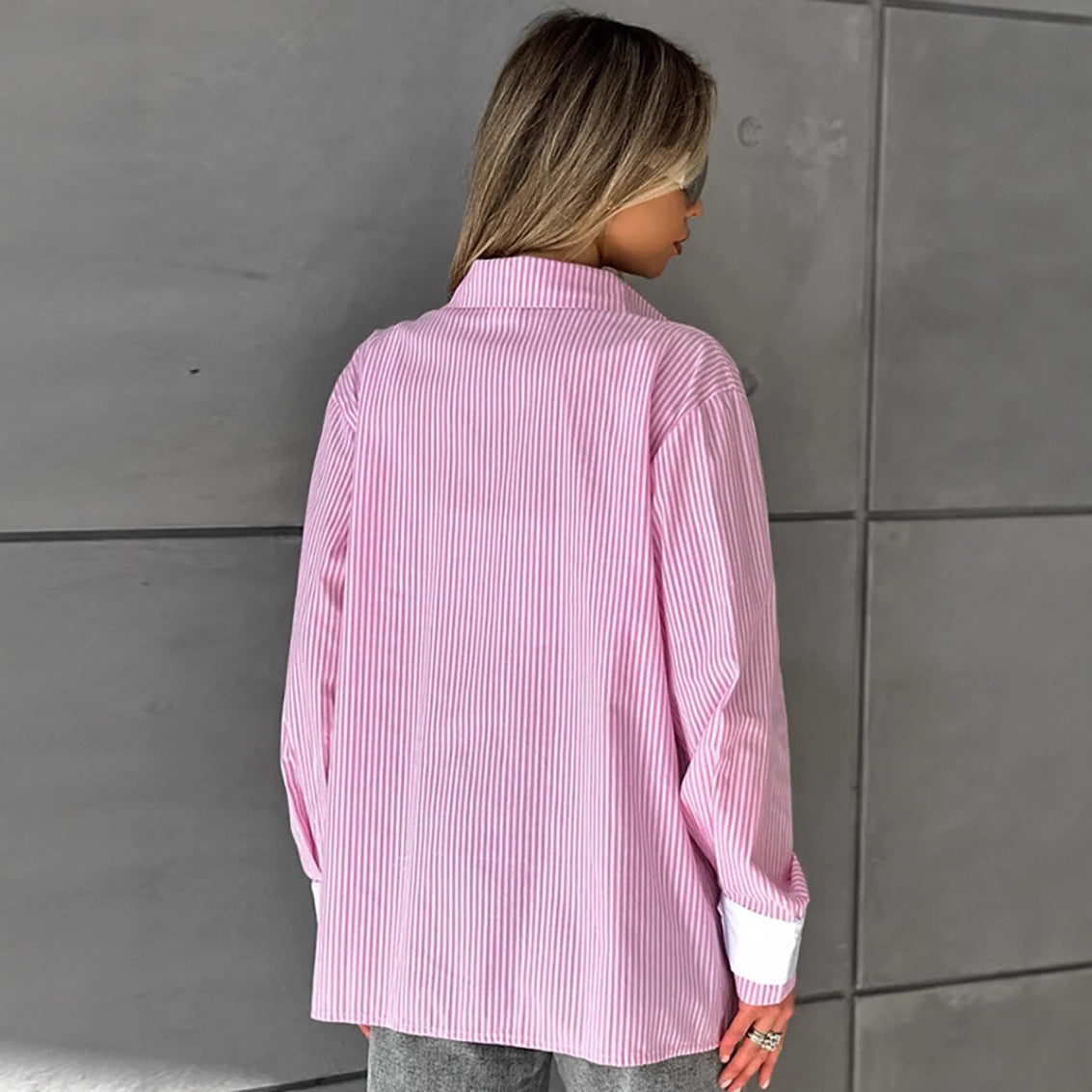 Aurelia Relaxed Striped Blouse