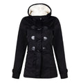 Lumen Wool Hooded Button Coat