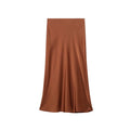 Sway Satin Silky Slim Midi Skirt
