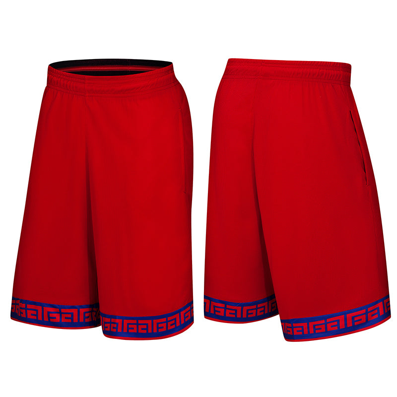 Velocity Men's Quick-Dry Relaxed Letter-Print Gym Shorts