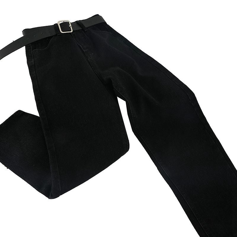 Indigo Arden Straight High-Waist Jeans