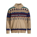Atlas Men's Retro Jacquard Cardigan