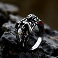 Lune Men's Stainless Steel Titanium Steel Ring