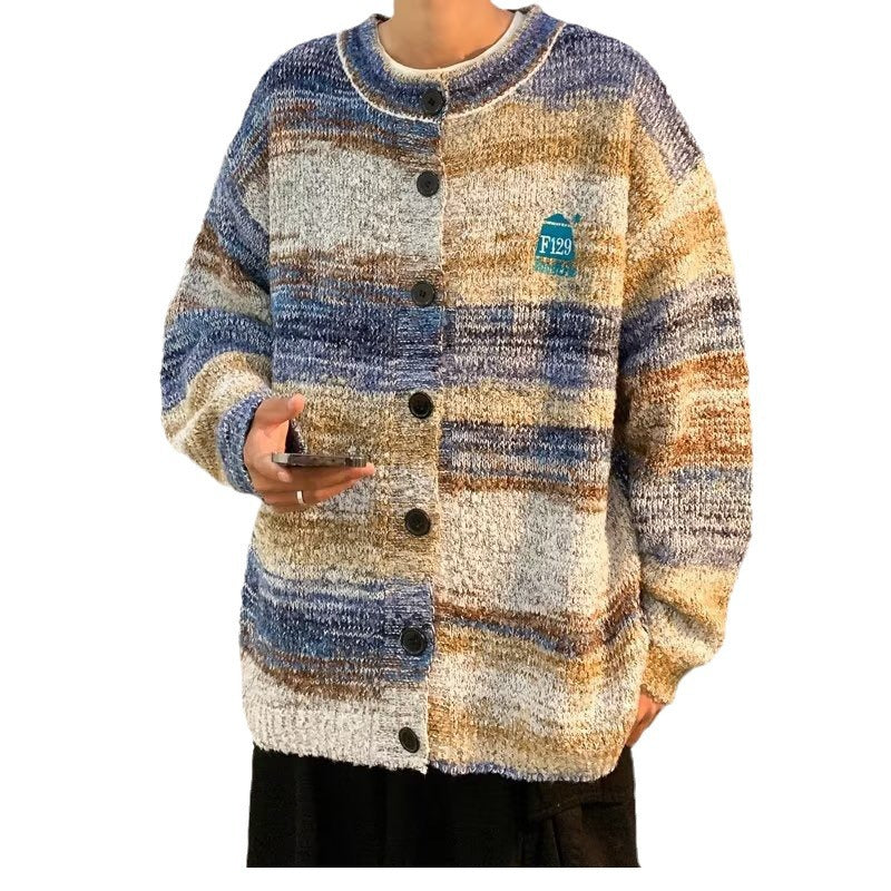 Atlas Men's Contrast Gradient Cardigan