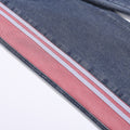Indigo Men's Striped Straight Jeans