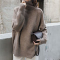 Hearth Cashmere Relaxed Turtleneck Sweater