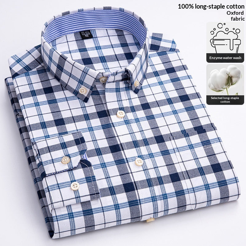 Metro Arden Men's Cotton Long-Sleeve Shirt