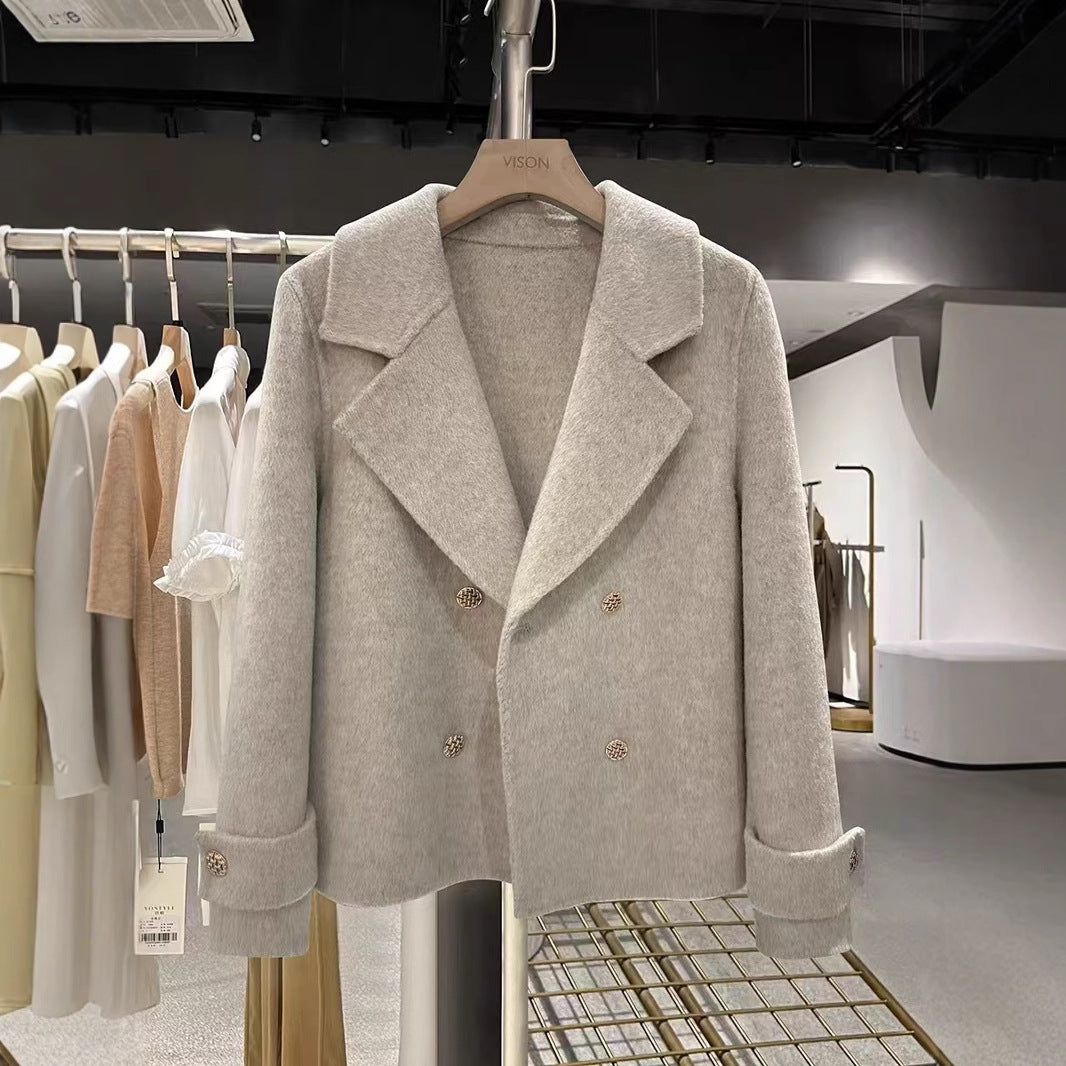 Lumen Garnet Wool Coat