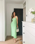 Nova Lace Lace-Up Knit Dress