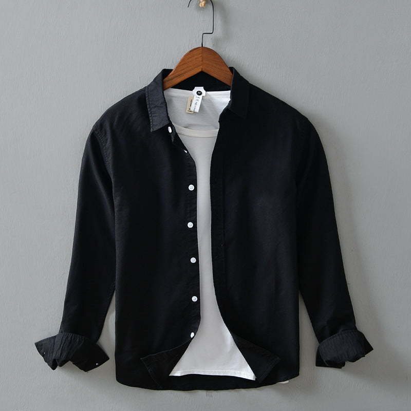 Metro Arden Men's Linen Long-Sleeve Shirt