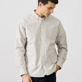 Metro Men's Long-Sleeve Striped Vintage Shirt