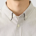 Metro Men's Long-Sleeve Striped Vintage Shirt