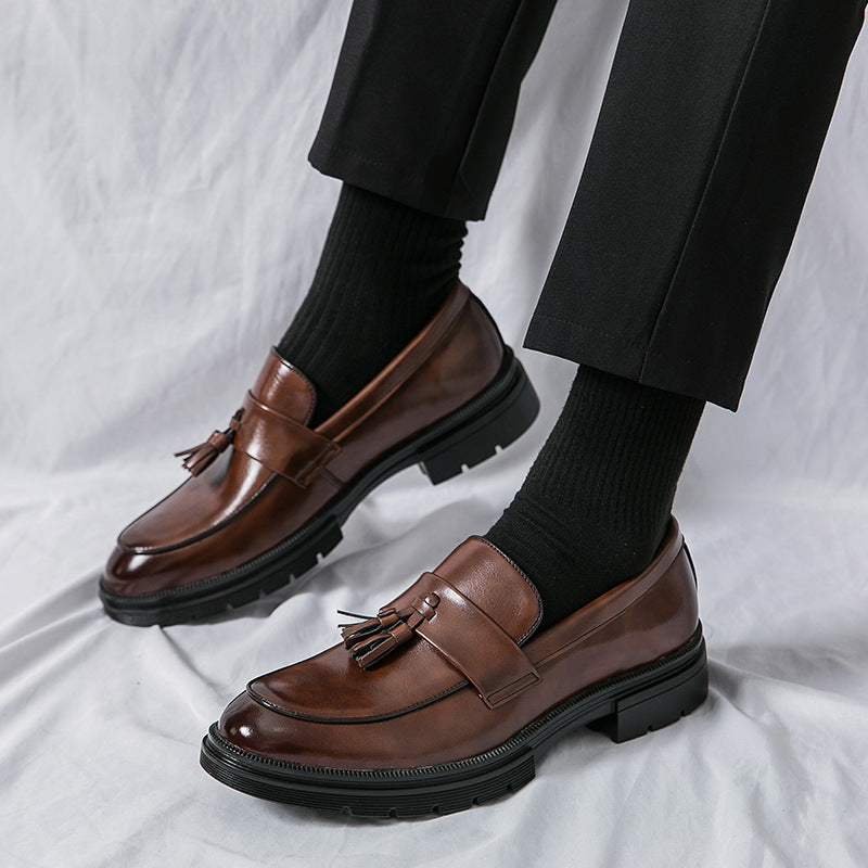 Stride Men's Leather Breathable Shoes