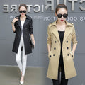 Lumen Slim Mid-Length Trench Coat