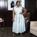 Nova Belted Shirt Dress