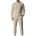 District Men's Crew-Neck Letter-Print Co-ord Set