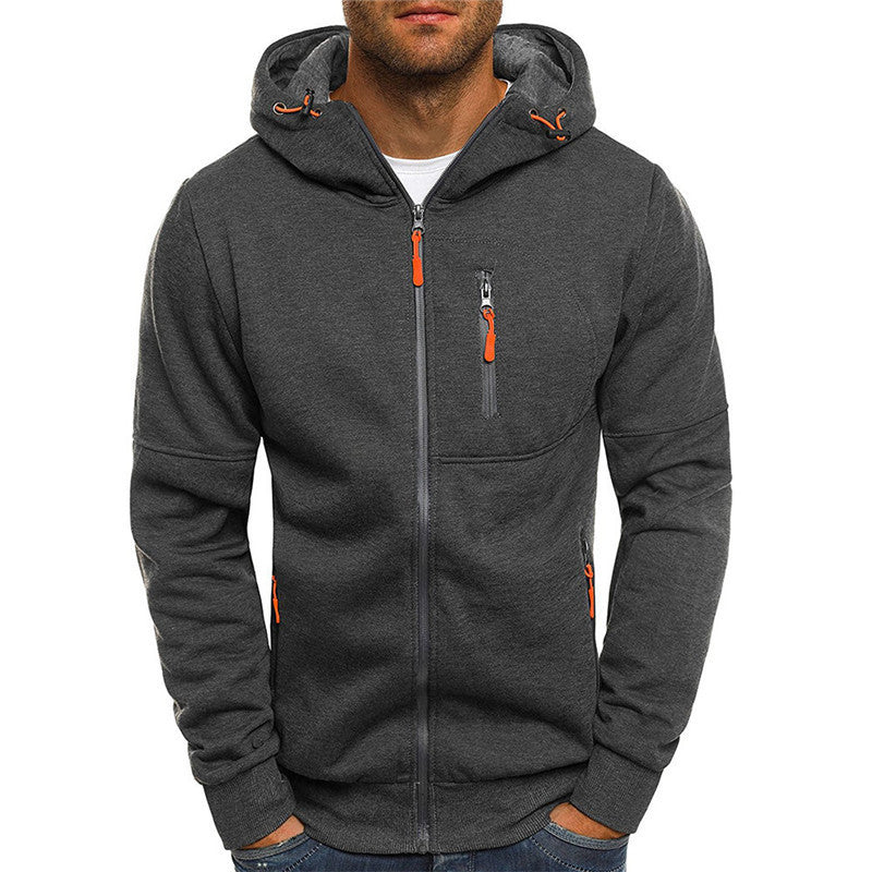 Velocity Men's Zip Running Jacket
