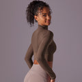 Pulse Mesh Quick-Dry Long-Sleeve Top