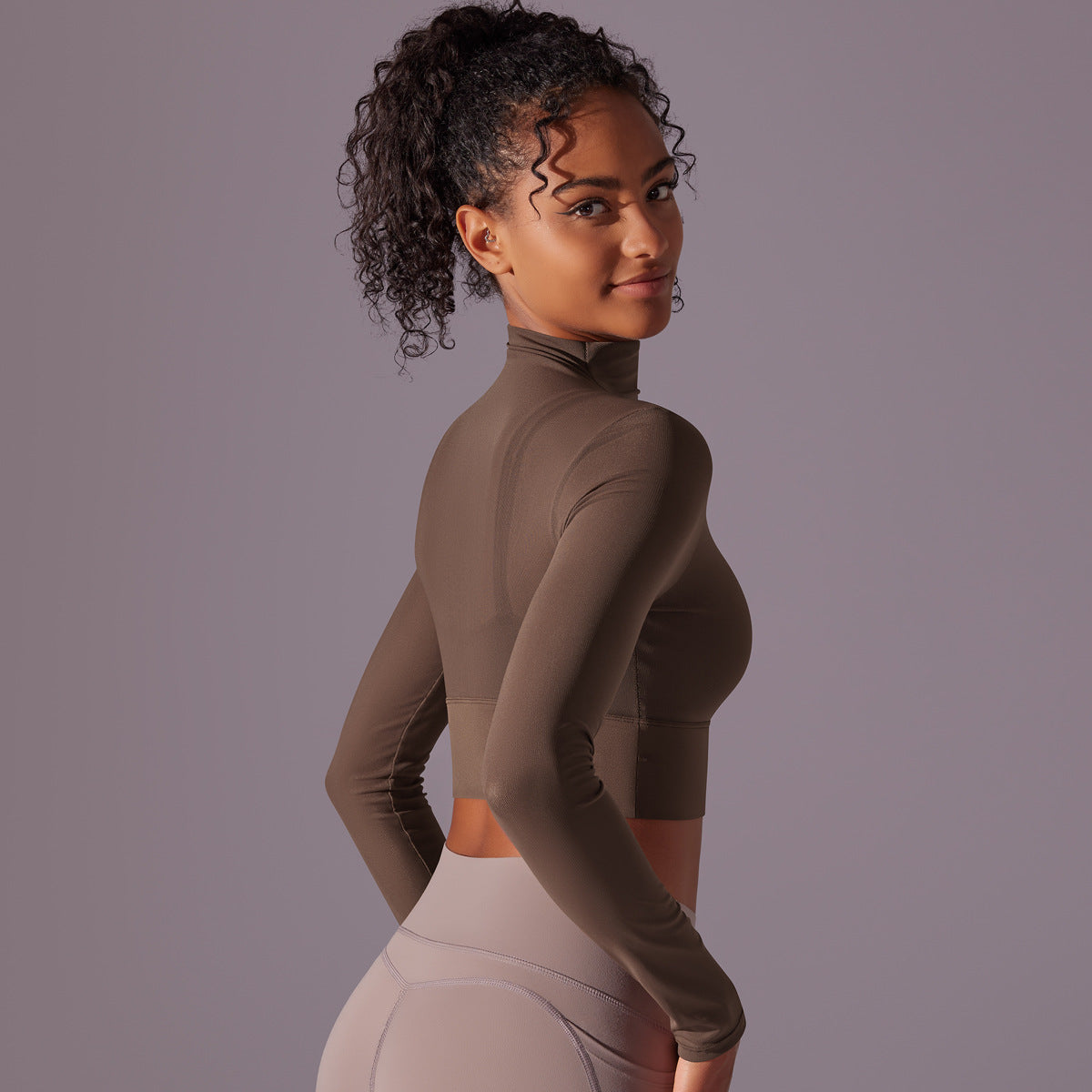 Pulse Mesh Quick-Dry Long-Sleeve Top