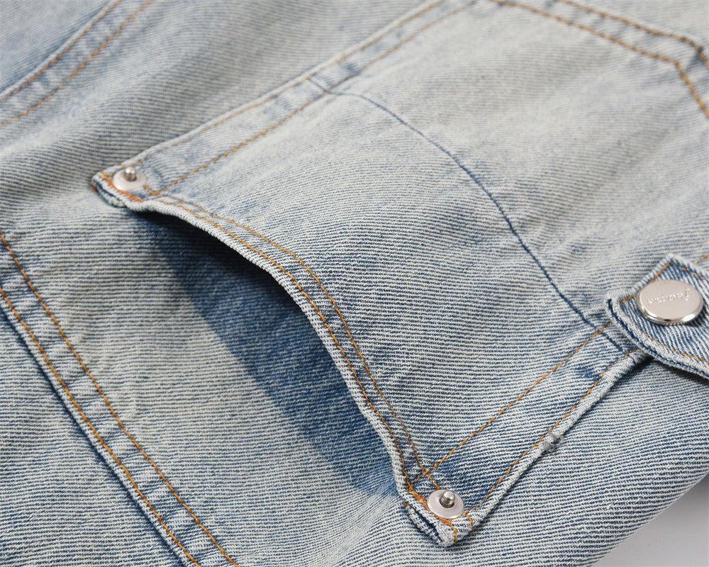 Indigo Isla Men's Straight Jeans