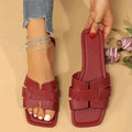 Stride Square-Toe Square Sandals