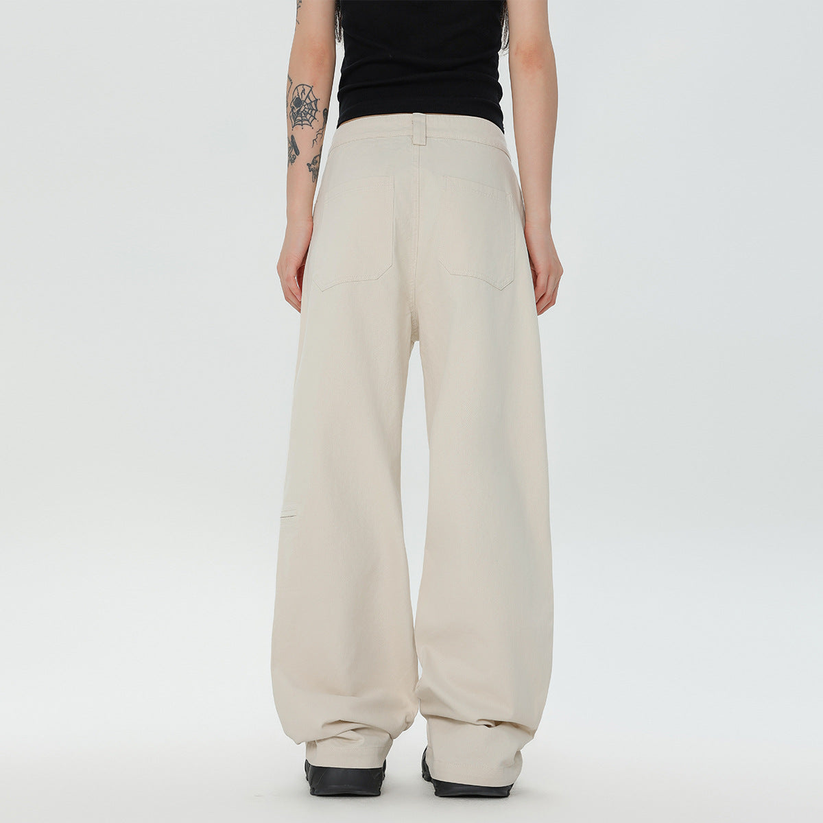 Rover Men's Cotton Relaxed Straight Cargo Pants