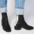 Stride Square-Toe Square Ankle Boots