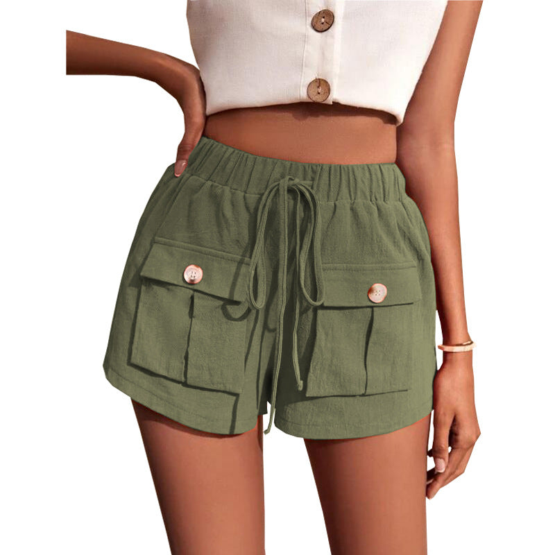 Rover Relaxed Drawstring Pocket Cargo Shorts