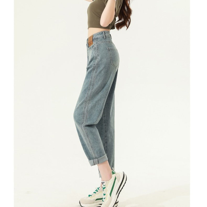 Indigo Bexley Straight High-Waist Jeans