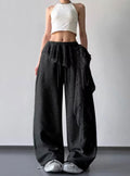 Flow Lace Wide-Leg Trousers