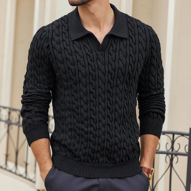 Atlas Men's Cable-Knit Sweater